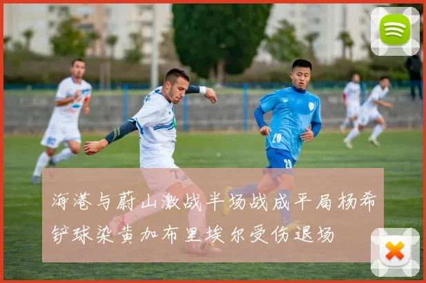 海港与蔚山激战半场战成平局杨希铲球染黄加布里埃尔受伤退场
